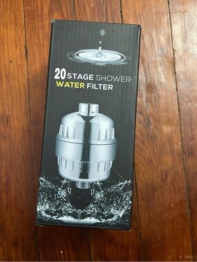 20-Stage Shower Water Filter - Chrome
